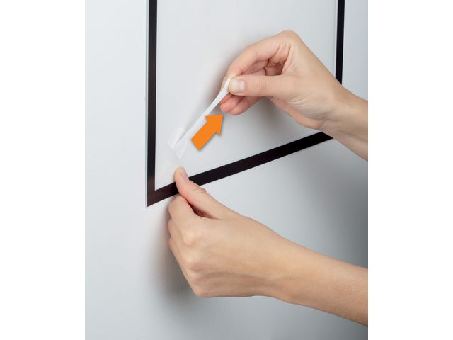 Magnetram DURAFRAME tapet A4 svart